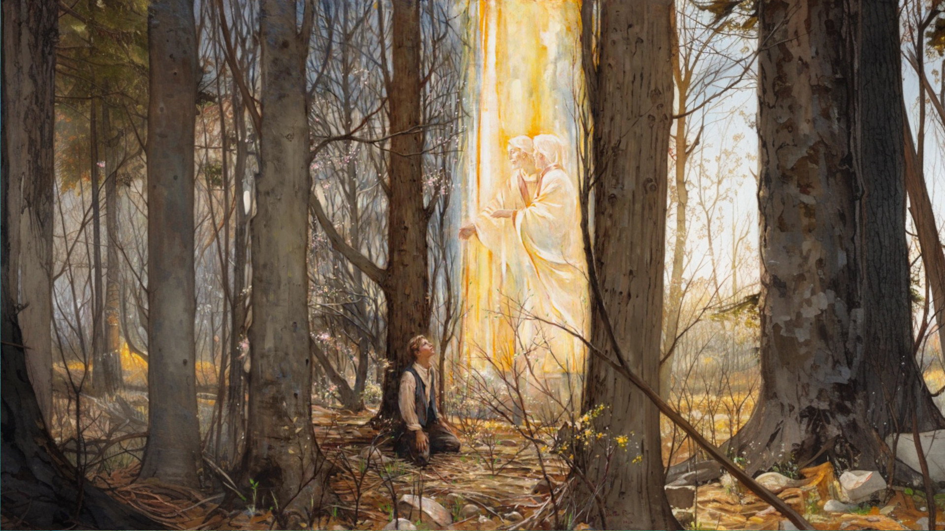 Joseph's First Vision in the Sacred Grove