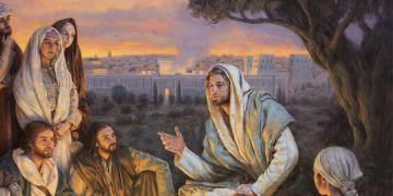 Christ Teaching His Disciples, by Justin Kunz. Image via ChurchofJesusChrist.org