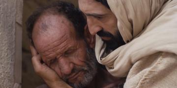 Screenshot from the film The Gospel of Mark